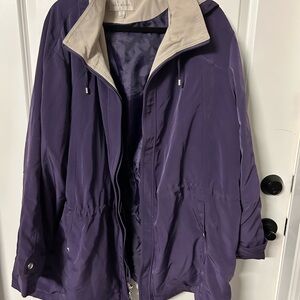Braetan Women’s Purple Hooded Jacket, Size 3X